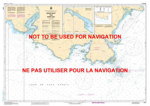 Chart 3410 - Sooke Inlt To Parry/Pedder Bay