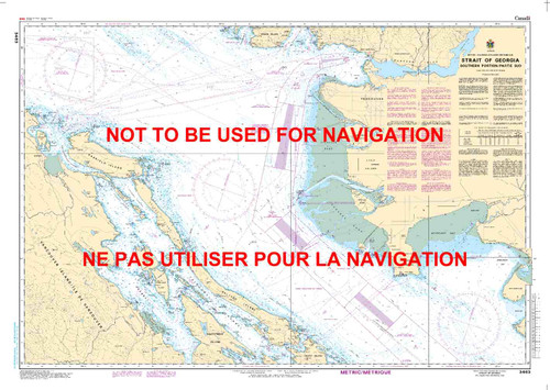 Chart 3463 - St Of Georgia-South Portion