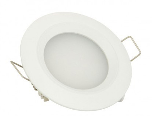 15w W.White 70mm Ceiling Light Wht Ring