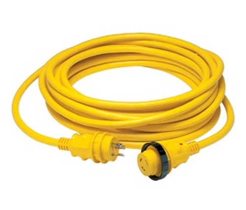 Cordset, 30A 125V, 50', Yellow