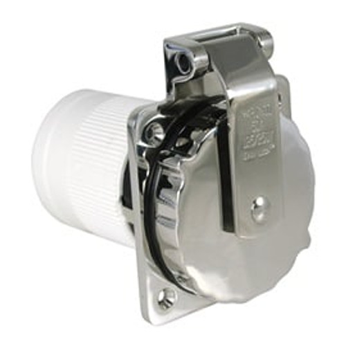 Inlet, 50A 125/250V, Stainless Steel