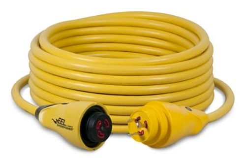 EEL Cordset, 30A 125V, 50', Yellow