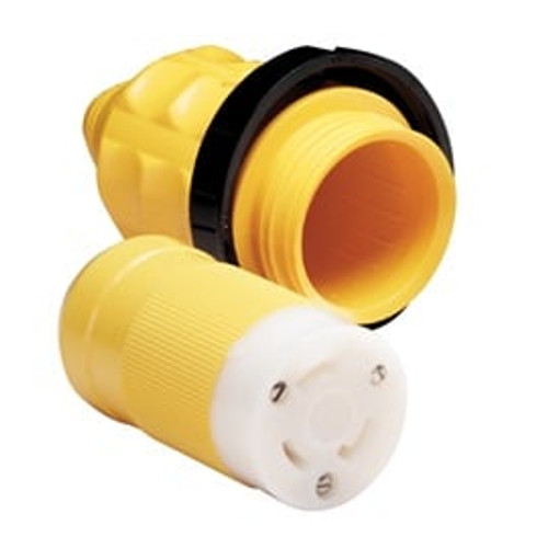 Female Connector With Boot, 30A 125V