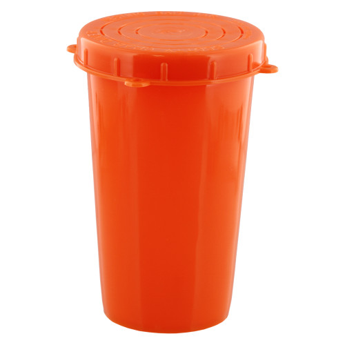 Bait Jar – 1 L. Fluorescent Red Jar with Lid