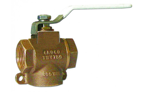 3-Way Valve, 1/2" Npt Ports