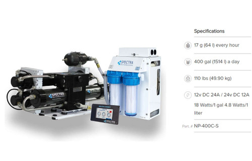 Compact Newport 400 Connect Watermaker