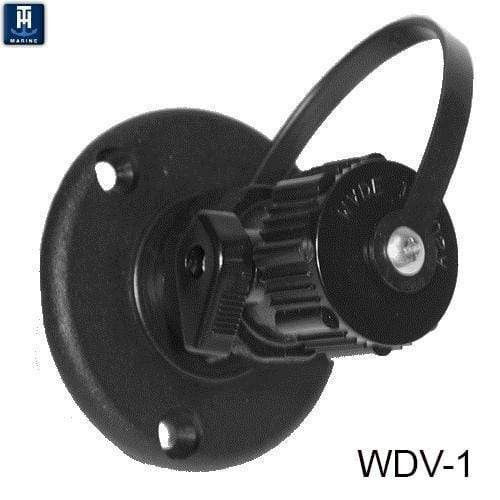 TH Marine WDV-1-DP Wash Down Fitting - Straight with Shut-off Valve