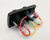 Blue Sea 4353 BelowDeck Panel - 15A Circuit Breaker, 12V Socket, 2.1A Dual USB Charger