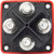Blue Sea m-Series Mini Dual Circuit Battery Switch