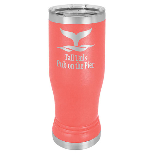 Coral 20 oz. Insulated Pilsner Glass