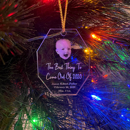 Photo Engraved Ornament Photo Engraved Ornament