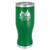 Green 20 oz. Insulated Pilsner Glass