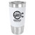 Custom Engraved 20 oz. Insulated Travel Mug with Silicone Grip