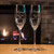 Custom engraved champagne flutes