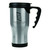 Silver 14 oz. Stainless Steel Travel Mug with Handle