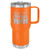 Orange 20oz. Travel Mug With Handle and Slider Lid