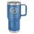 Blue 20oz. Travel Mug With Handle and Slider Lid