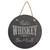 7.75" Round Slate Wall Hanging