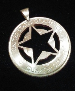 Army of ONE Star Cut Out, Pendant, or KeyRing