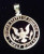 Half Dollar Eagle Full Detail Pendant