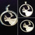 Canadian Quarter Caribou Cut Out, Pendant, or KeyRing