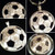 Soccer Ball Coin as a Cut Out, Flip Coin, Pendant, or KeyRing
