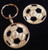 Soccer Ball Half $ Coin as a Cut Out, Flip Coin, Pendant, or KeyRing