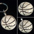 Basketball Coin as a Cut Out, Flip Coin, Pendant, or KeyRing