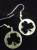 Shamrock in Dimes as Earrings