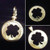Clover in Dime Cut Out, Pendant or KeyRing