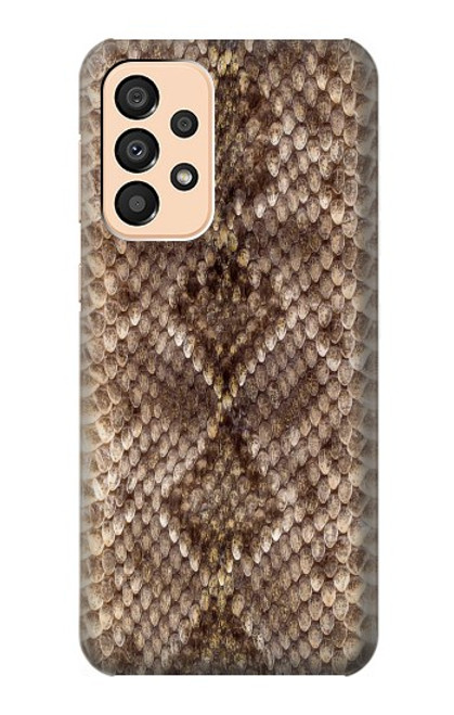W2875 Rattle Snake Skin Graphic Printed Hard Case and Leather Flip Case For Samsung Galaxy A33 5G