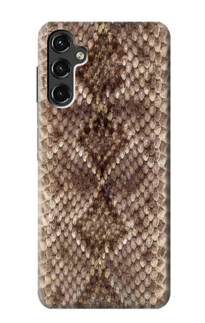 W2875 Rattle Snake Skin Graphic Printed Hard Case and Leather Flip Case For Samsung Galaxy A14 5G