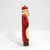 Hand Carved Rudolph Blanket Santa Folk Art Right View