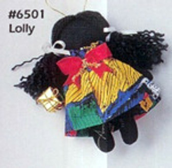 Lolly - Holly Dolly Cloth Ornament - Annie Lee