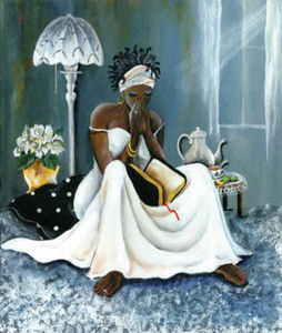 My Cup Runneth Over Art Print - Annie Lee - AnnieLeeGifts.com
