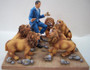 Pack of 4  of President Obama in the Lion's Den Figurine - Annie Lee