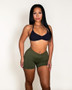 Deep V Back Shorts