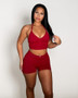 Shaped Mid Rise Shorts