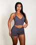 Shaped Mid Rise Shorts