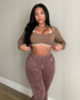 Two Toned Cropped Long Sleeve