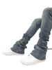 Alix-Indigo-Super Stacked Skinny Jeans Distressed Light Wash
