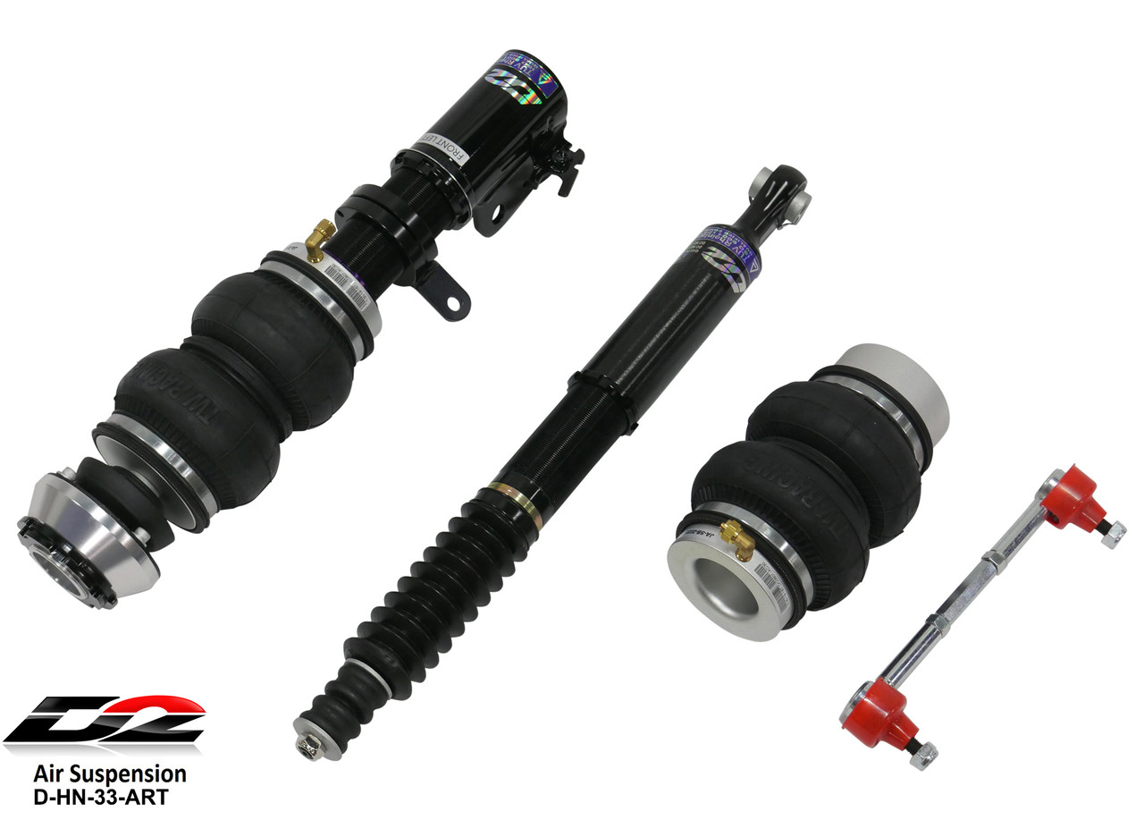 D2 Racing Air Suspension Struts 09-2014 FIT / 2010+ CRZ / 2015+ FIT (D ...