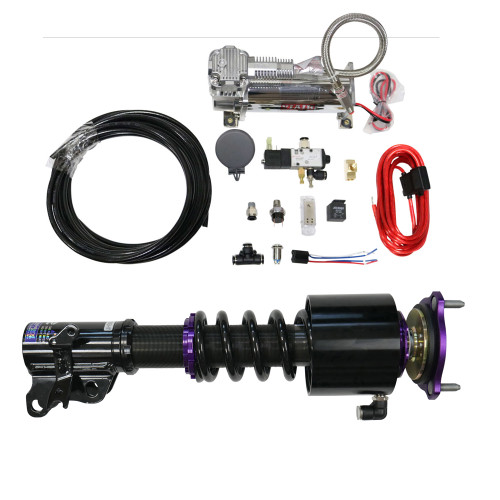 RS Coilovers w/ Front Air Cups + Gold Tankless Control System #D-HN-13-VACF-12+D2-ACK03