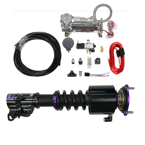 RS Coilovers w/ Front Air Cups + Gold Tankless Control System #D-AC-14-VACF-12+D2-ACK03