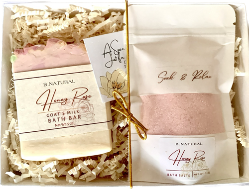 Bath Bar /Bath Salts Gift Set