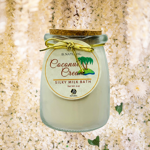 Coconut Cream| Silky Milk Bath 6 oz