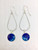 Summer Days | Blue/Silver Teardrop Earring