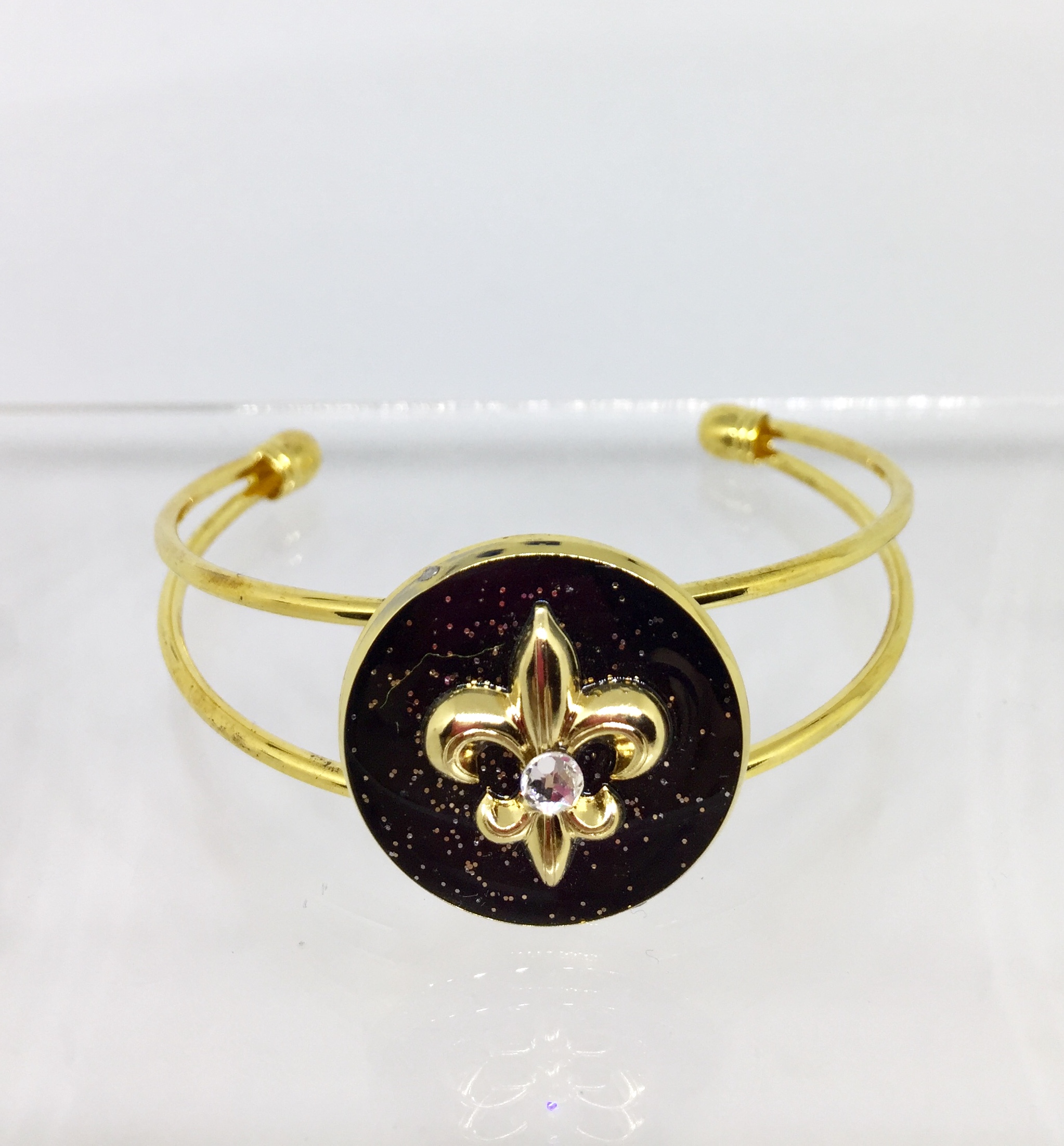 Fleur de Lis Bracelet Fleur de Lis Jewelry New Orleans Wedding Gift Bridesmaid Paris Jewelry Paris Bracelet French Jewelry French Bracelet