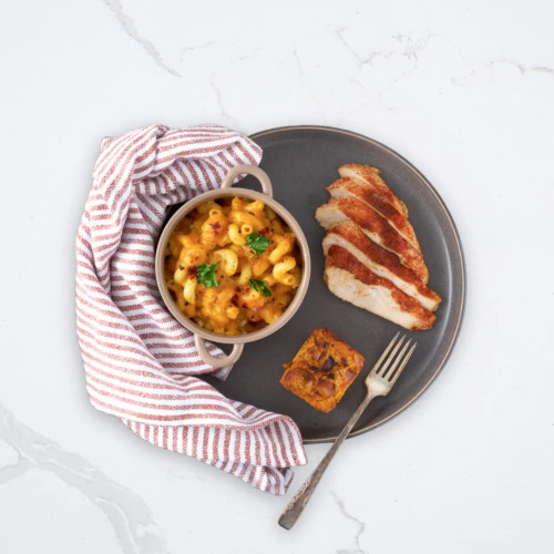 Honey Peach BBQ Chicken with Macaroni & Cheese - Seattle Suttons Healthy Eating