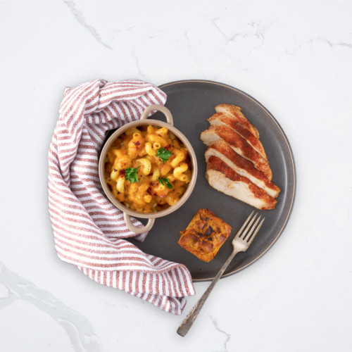 Honey Peach BBQ Chicken Macaroni & Cheese - Seattle Suttons Healthy Eating